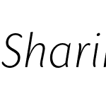 Sharik Sans ExtraLight