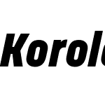 Korolev Heavy Italic