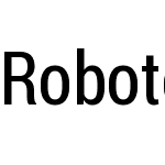 Roboto Condensed custom