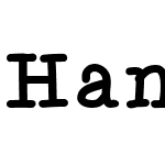 Handie Regular Bold