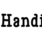 Handie Cond Bold