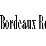 Bordeaux Roman Bold LET