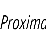 ProximaSoftExtraCondensedW05-LtIt