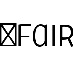 FairSans-LightCondensed