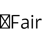 FairSansText-Light