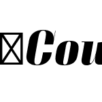 Couture-BlackItalic