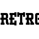 Retro Bold Condensed LET