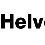 HelveticaNowTextW05-XBold