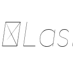 Lasiver-HairlineItalic