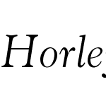 HorleyOldStyleMTW01-LightIt