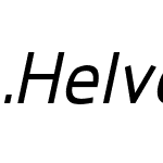 .Helvetica Neue Interface