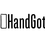 HandGothic-Bold