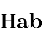 HaboroW01-ExtBold