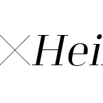 HeimatDidone-10RegularItalic