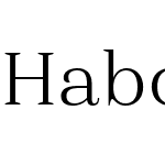 HaboroW01-ExtLight