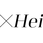 HeimatDidone-18RegularItalic