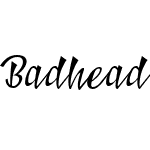 Badhead Typeface