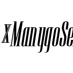 ManygoSerifOblique