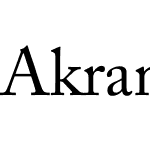 Akram Unicode