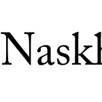 Naskh Unicode