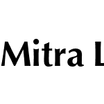 Mitra LT Bold