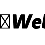 Webnar-BlackItalic