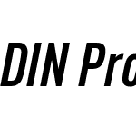 DIN Pro Cond Bold