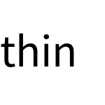 thin