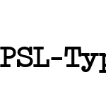 PSL-TypewriterMono