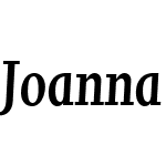 JoannaMTW05-SemiBoldItalic