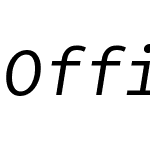 Office Code Pro D Italic