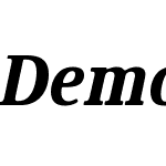 DemosNextW05-CnHeavyItalic