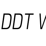 DDTW01-CondensedLightItalic