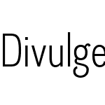 DivulgeW05-CondensedLight