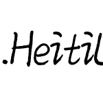 .HeitiUI K