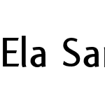ElaSansSemiW01-Bold
