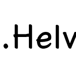 .Helvetica Neue ATV