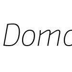DomotikaW05-ThinItalic