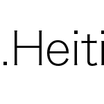 .HeitiUI SC