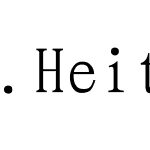 .HeitiUI K