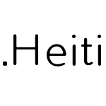 .HeitiUI K