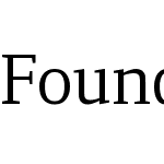 FoundryFormSerif