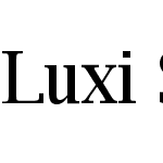 Luxi Serif