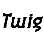 Twig Bold Oblique