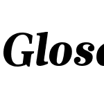 GlosaW01-TextBlackItalic