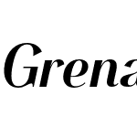 Grenale Cond Bold Italic