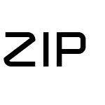 Zip Typeface