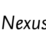 Nexus Sans Pro