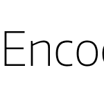 Encode Sans