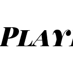 Playfair Display SC Black